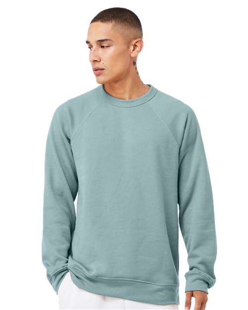 BELLA + CANVAS - Unisex Sponge Fleece Raglan Crewneck Sweatshirt - 3901