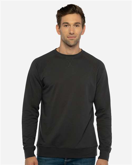 Next Level - Unisex Laguna Raglan Crewneck Sweatshirt - 9000