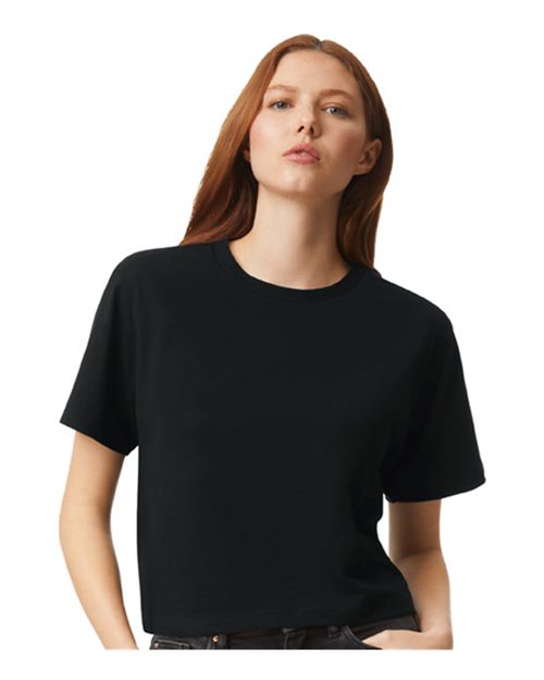 American Apparel - Women's Fine Jersey Mid-Length Boxy Tee - 102