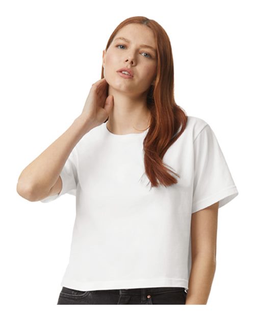 American Apparel - Women's Fine Jersey Mid-Length Boxy Tee - 102