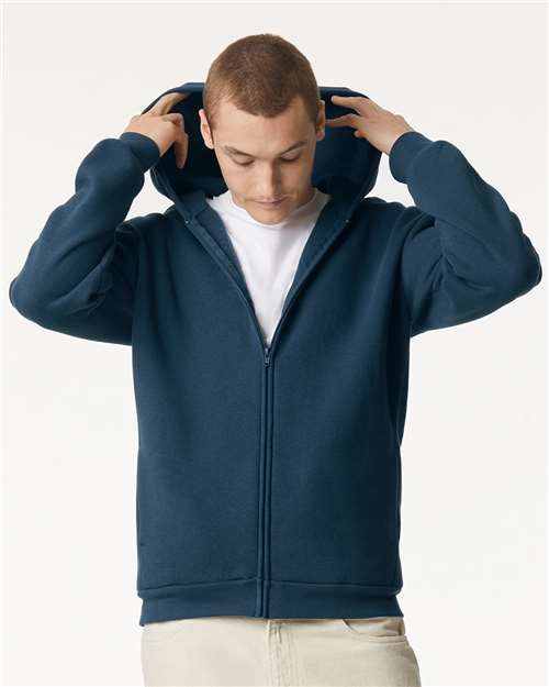 American Apparel - Unisex ReFlex Fleece Full-Zip Hoodie Sweatshirt - RF497