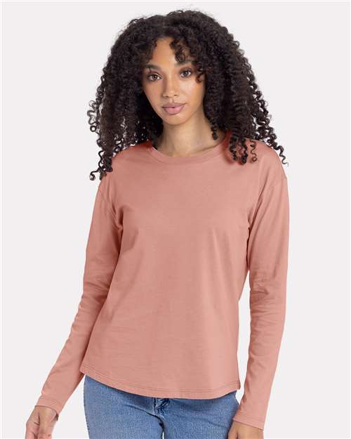 Next Level - Women's Cotton Relaxed Long Sleeve Tee - 3911