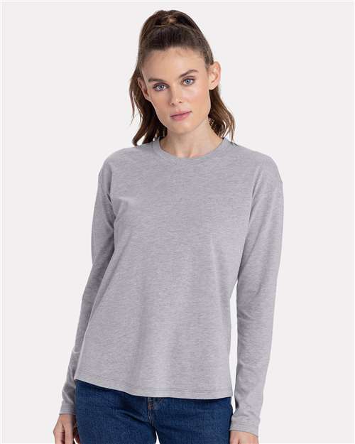 Next Level - Women's Cotton Relaxed Long Sleeve Tee - 3911