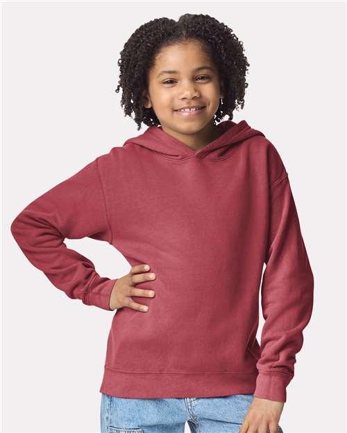 Comfort Colors - Garment-Dyed Youth Lightweight Fleece Hooded Sweatshirt - 1467Y