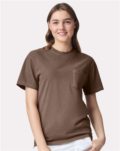 Comfort Colors - Garment-Dyed Heavyweight Pocket T-Shirt - 6030