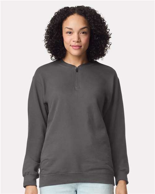Gildan - Unisex Softstyle® Midweight 1/4 Zip Sweatshirt - SF008