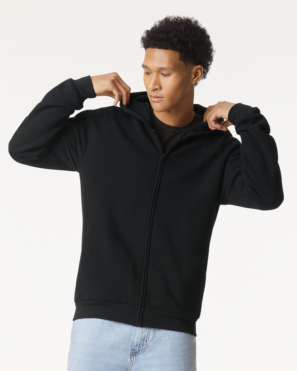 American Apparel - Unisex ReFlex Fleece Full-Zip Hoodie Sweatshirt - RF497