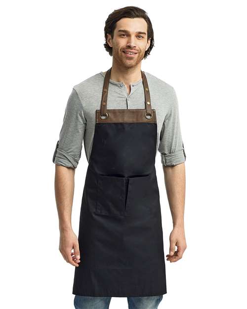 Artisan Collection by Reprime - Espresso Bib Apron - RP123
