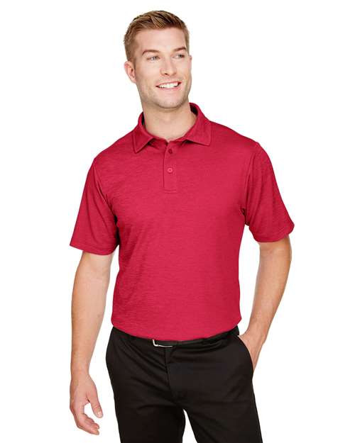 Devon & Jones - Men's CrownLux Performance® Address Mélange Polo - DG22