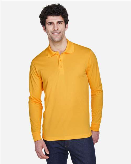 CORE365 - Men's Pinnacle Performance Long Sleeve Piqué Polo - 88192