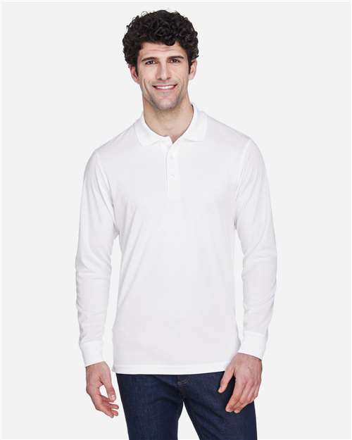 CORE365 - Men's Pinnacle Performance Long Sleeve Piqué Polo - 88192