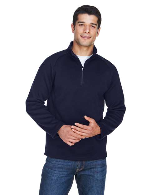 Devon & Jones - Unisex Bristol Sweater Fleece Quarter-Zip Pullover - DG792