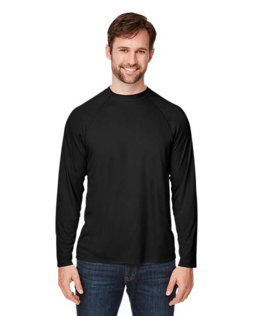 CORE365 - Unisex Ultra UVP™ Marina Raglan Long Sleeve T-Shirt - CE110