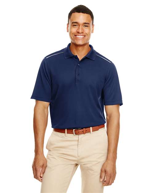 CORE365 - Men's Radiant Performance Piqué Polo with Reflective Piping - 88181R