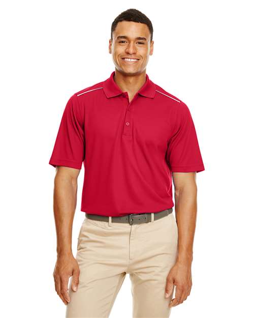 CORE365 - Men's Radiant Performance Piqué Polo with Reflective Piping - 88181R