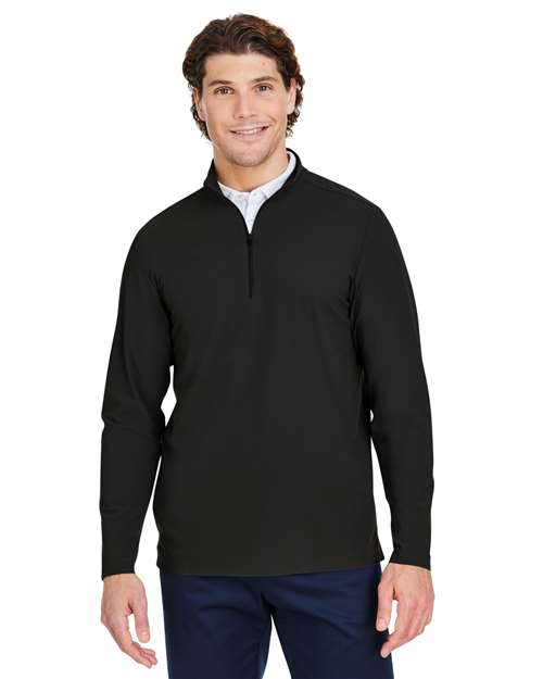 Devon & Jones - Men's CrownLux Performance® Windsor Welded Quarter-Zip Pullover - DG410