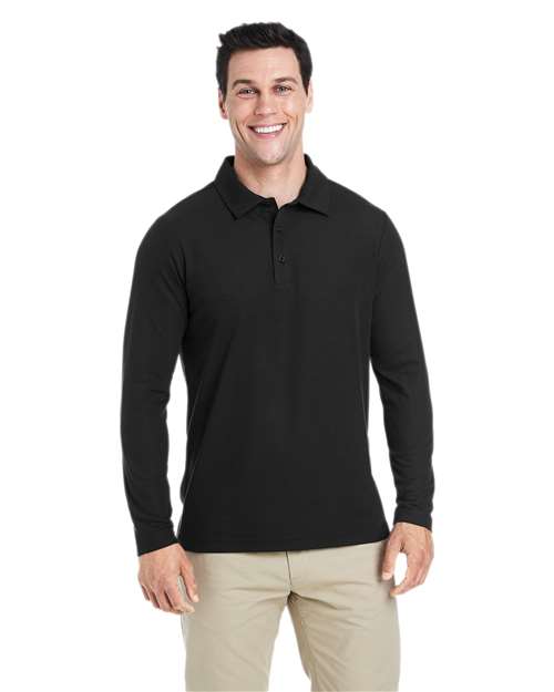 CORE365 - Men's Fusion ChromaSoft™ Long Sleeve Pique Polo - CE112L
