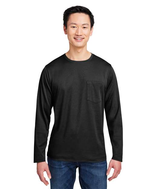 Harriton - Unisex Charge Snag and Soil Protect Long Sleeve T-Shirt - M118L