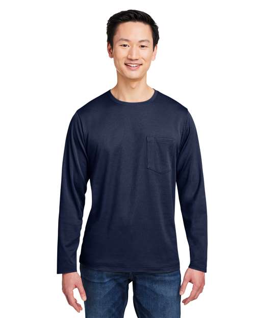 Harriton - Unisex Charge Snag and Soil Protect Long Sleeve T-Shirt - M118L