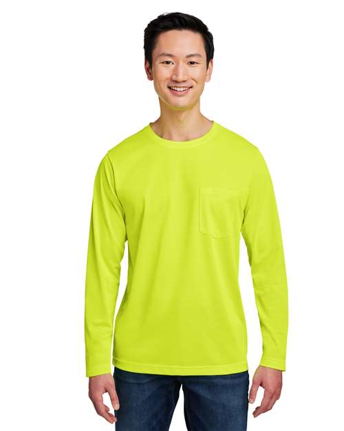 Harriton - Unisex Charge Snag and Soil Protect Long Sleeve T-Shirt - M118L