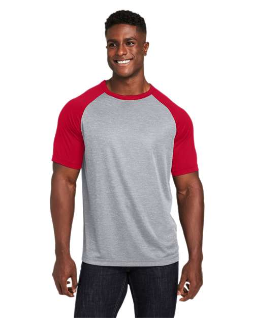 Team 365 - Unisex Zone Colorblock Raglan T-Shirt - TT62