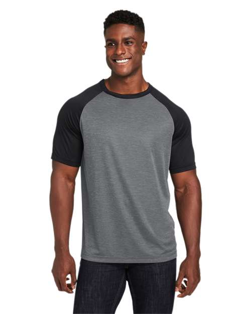 Team 365 - Unisex Zone Colorblock Raglan T-Shirt - TT62