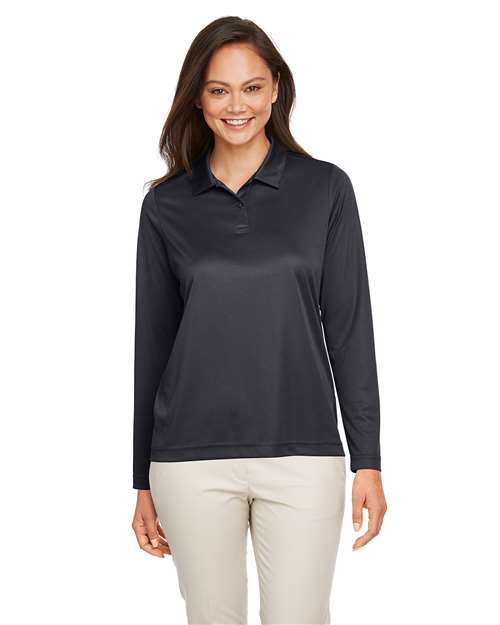 Team 365 - Women's Zone Performance Long Sleeve Polo - TT51LW