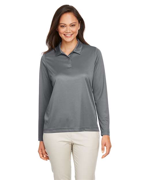 Team 365 - Women's Zone Performance Long Sleeve Polo - TT51LW