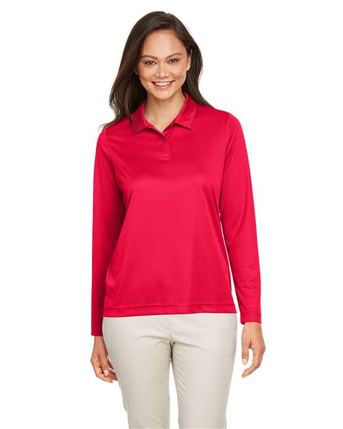 Team 365 - Women's Zone Performance Long Sleeve Polo - TT51LW
