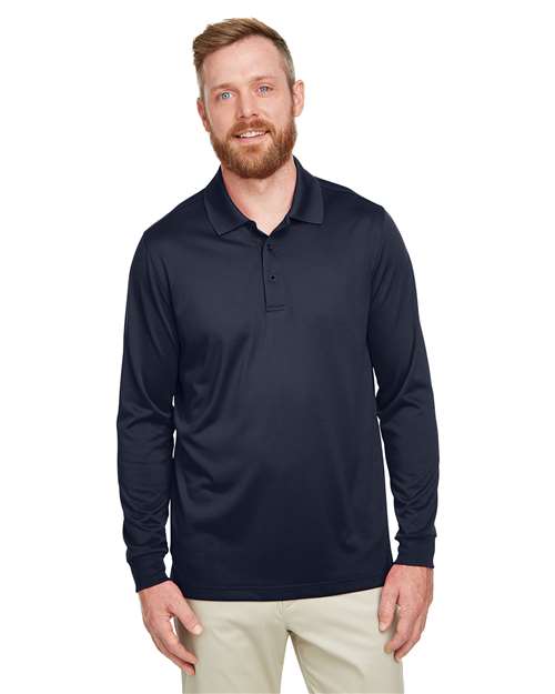 Harriton - Men's Advantage Snag Protection Plus IL Long Sleeve Polo - M348L