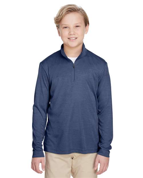 Team 365 - Youth Zone Sonic Heather Performance Quarter-Zip Pullolver - TT31HY