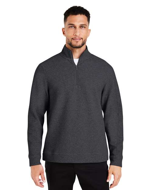 North End - Men's Spirit Textured Quarter-Zip Pullover - NE725