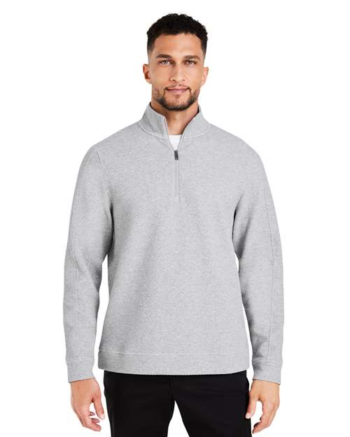 North End - Men's Spirit Textured Quarter-Zip Pullover - NE725