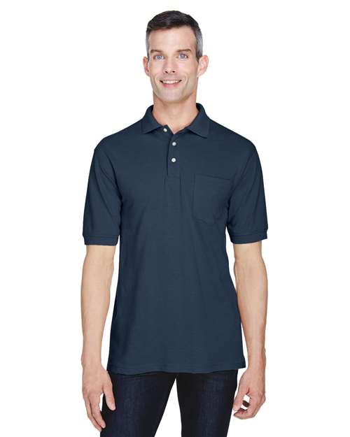 Harriton - Men's Easy Blend™ Polo with Pocket - M265P