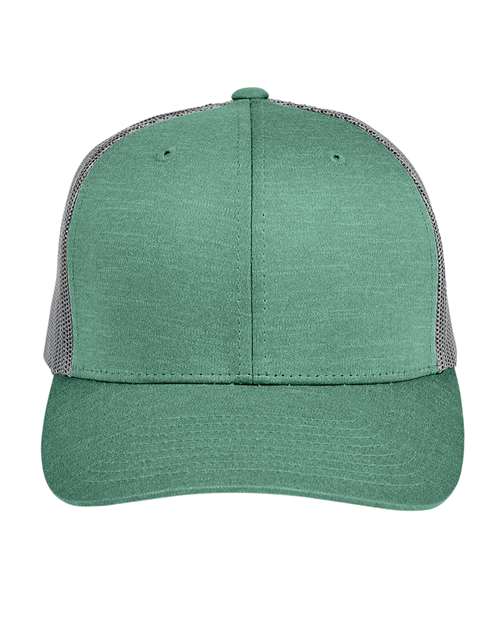 Team 365 - Youth Zone Sonic Heather Trucker Cap - TT802Y