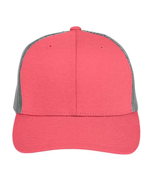 Team 365 - Youth Zone Sonic Heather Trucker Cap - TT802Y