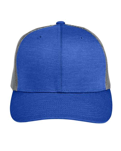 Team 365 - Youth Zone Sonic Heather Trucker Cap - TT802Y