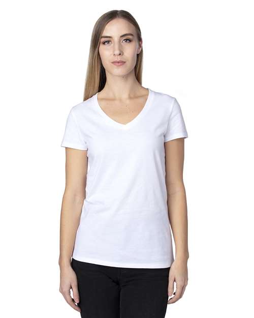 Threadfast Apparel - Women's Ultimate CVC V-Neck T-Shirt - 200RV