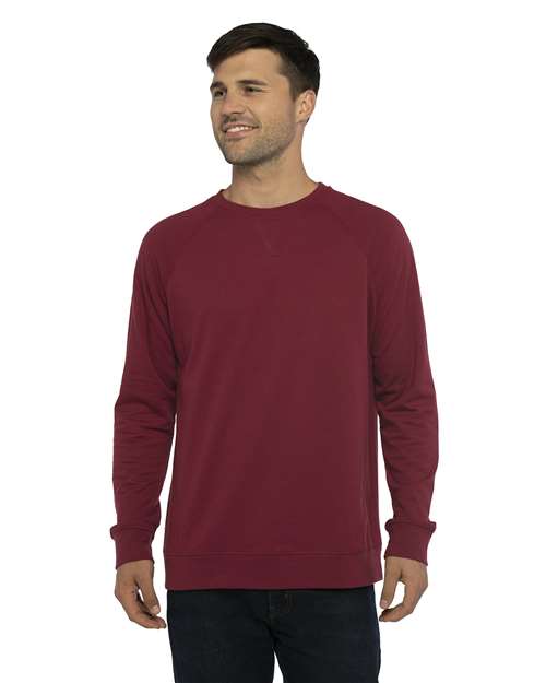 Next Level - Unisex Laguna Raglan Crewneck Sweatshirt - 9000