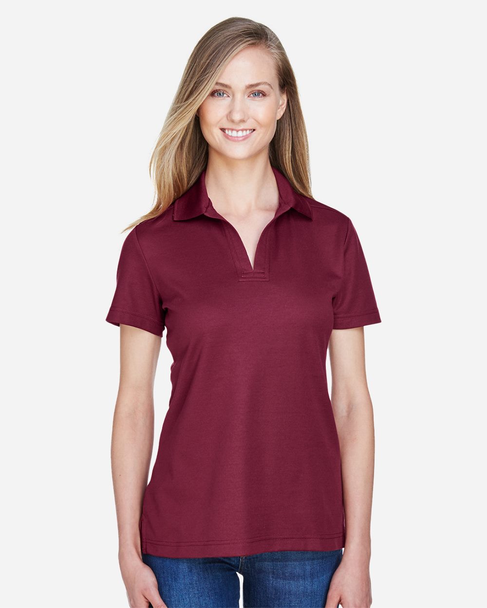 Devon & Jones - Women's CrownLux Performance® Plaited Polo - DG20W