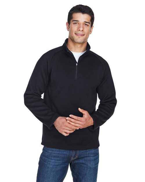 Devon & Jones - Unisex Bristol Sweater Fleece Quarter-Zip Pullover - DG792