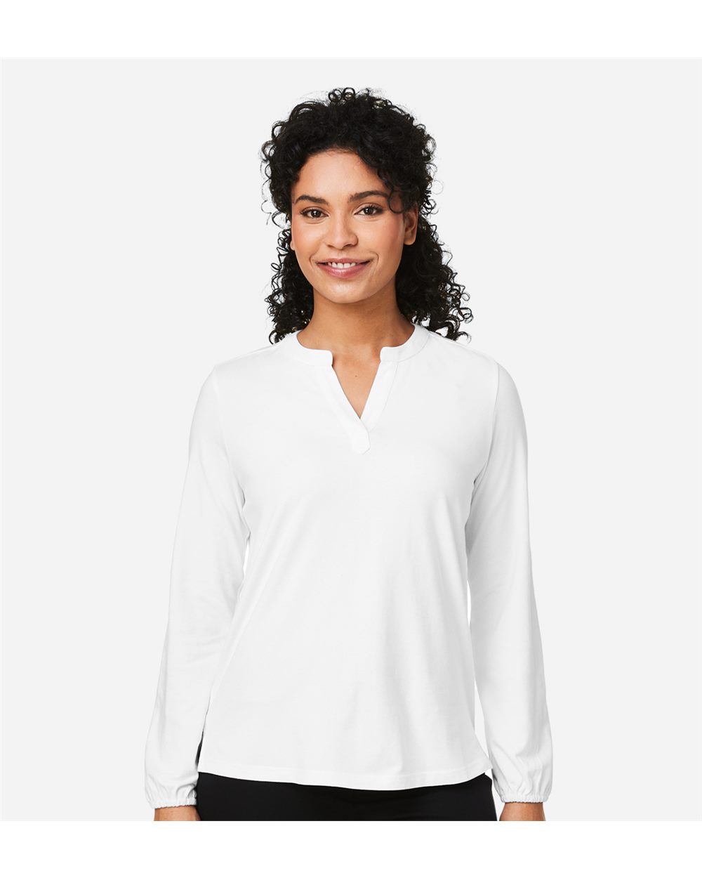Devon & Jones - Women's Raleigh Half-Placket Knit Top - DP122W