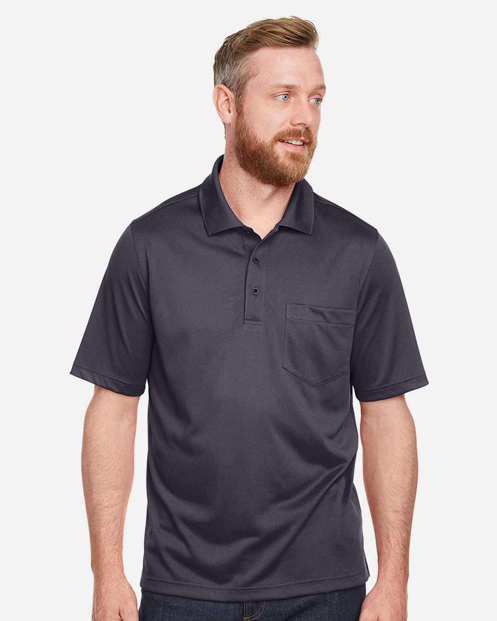 Harriton - Men's Advantage Snag Protection Plus IL Pocket Polo - M348P