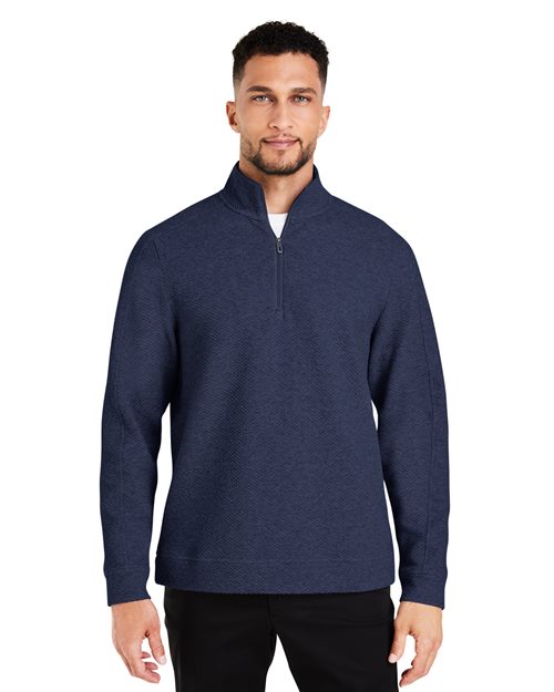 North End - Men's Spirit Textured Quarter-Zip Pullover - NE725