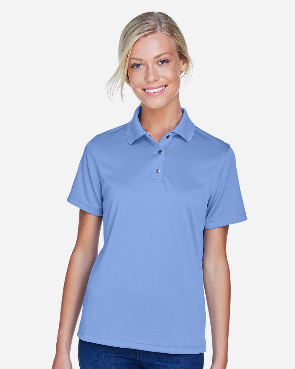 Harriton - Women's Advantage Snag Protection Plus IL Snap Placket Polo - M345W