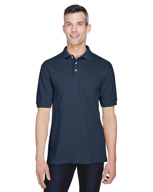 Harriton - Men's Easy Blend™ Polo with Pocket - M265P