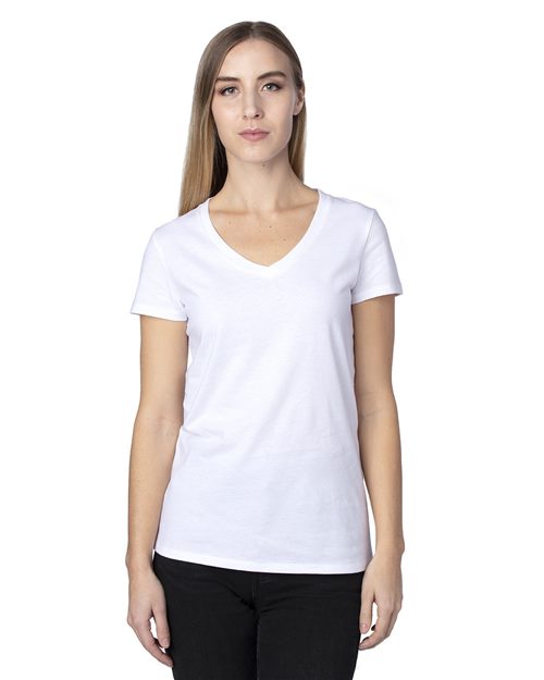 Threadfast Apparel - Women's Ultimate CVC V-Neck T-Shirt - 200RV