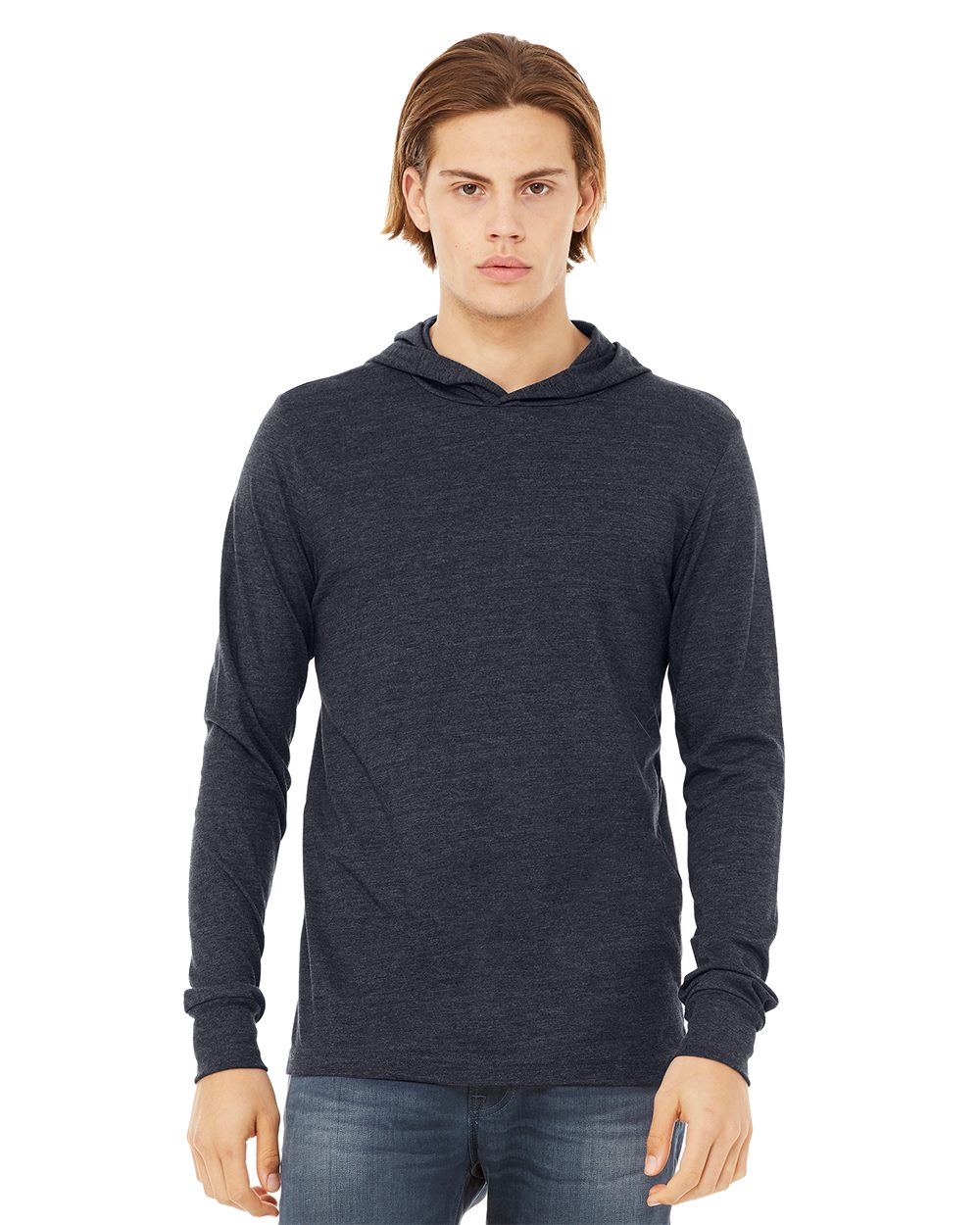 BELLA + CANVAS - Unisex Jersey Hooded Long Sleeve Tee - 3512