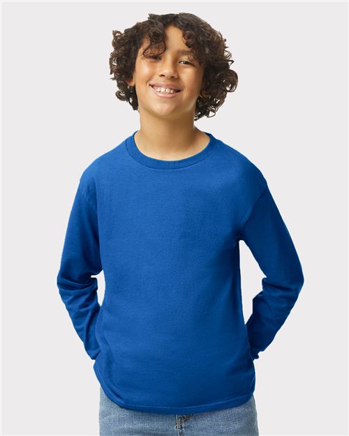 AherBiu Toddler Girls Clothes Cotton T Shirts Long Sleeve Crewneck Basic Layer Tops Tees Comfy Tshirt