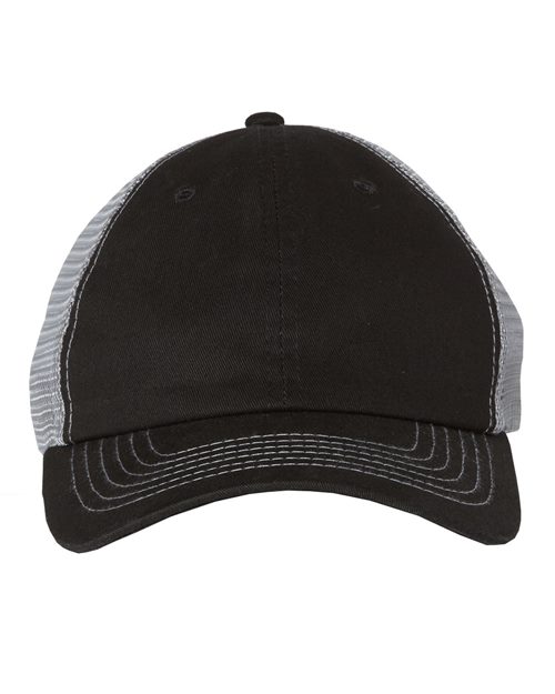 Valucap - Contrast-Stitch Mesh-Back Cap - 3100